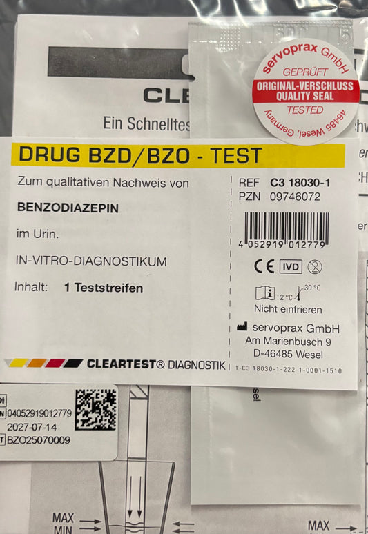 Benzodiazepine test per stuk