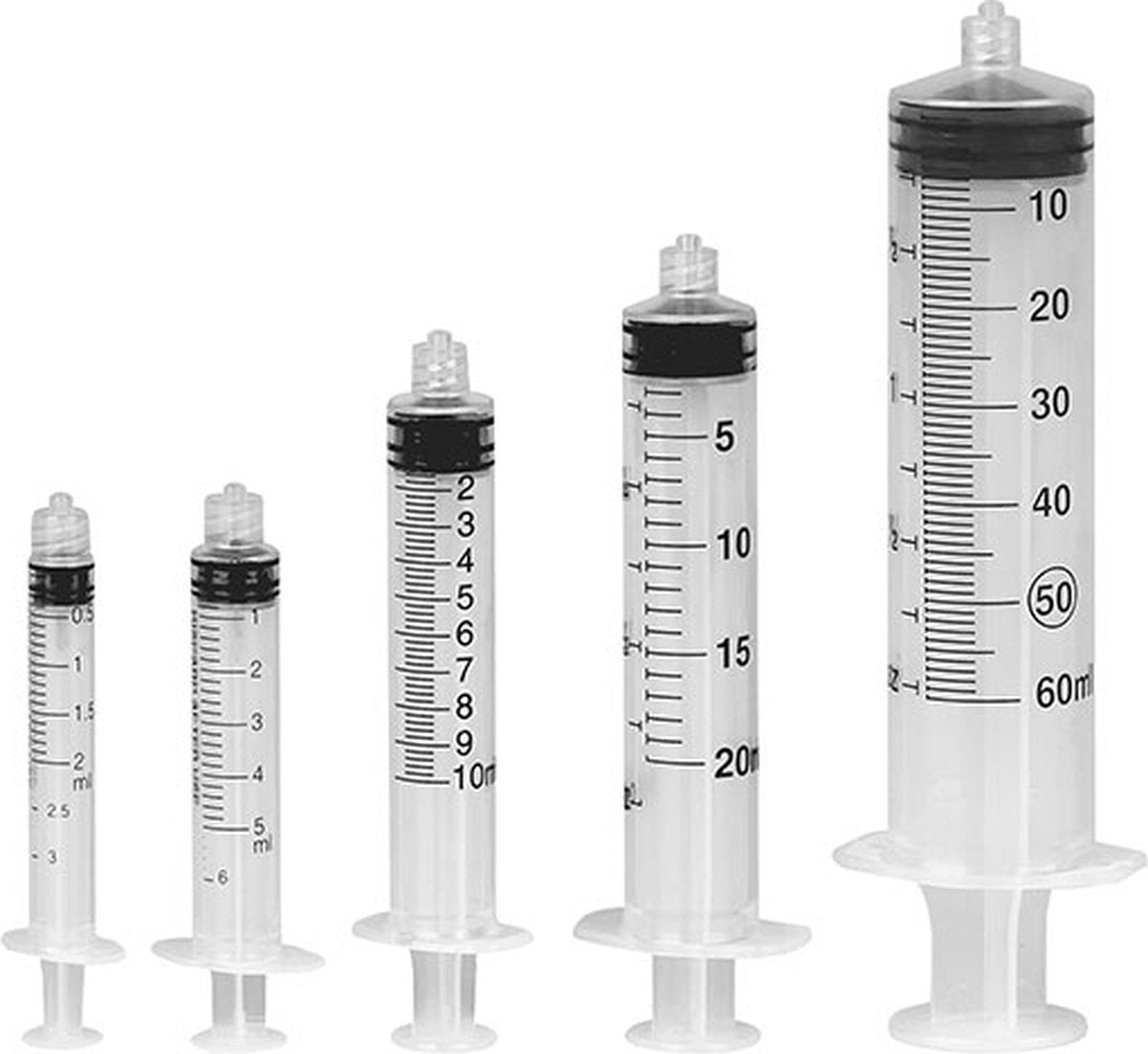 Mediware 10ml Spuit Luer-Lock per 10